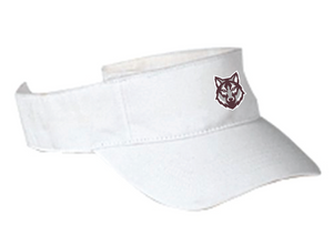 Wolf Head White Visor