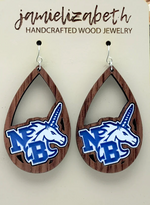 Load image into Gallery viewer, Unicorns Drop Earrings
