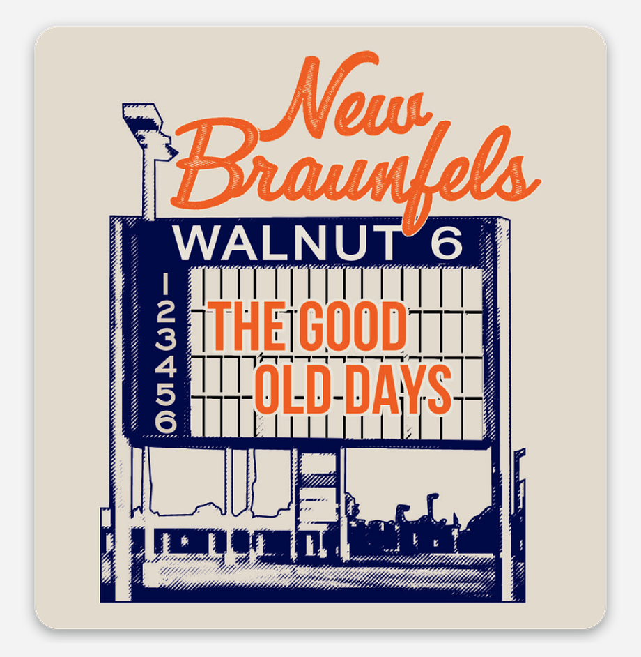 NBTX Walnut 6 Sticker