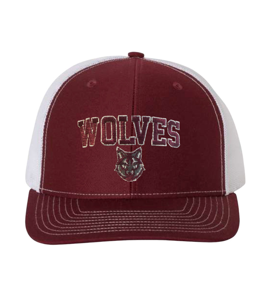 Wolves R112 Maroon Hat