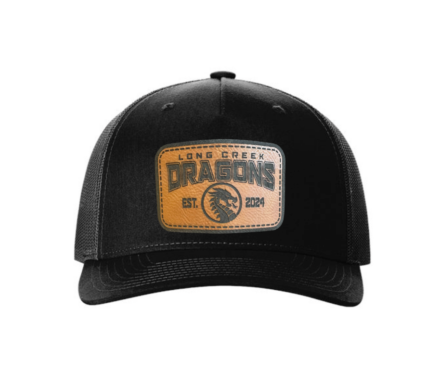 Long Creek Dragons Leather Patch Hat