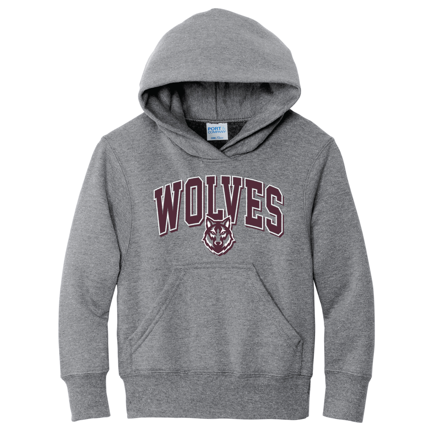 Youth Wolves Mascot Hoodie
