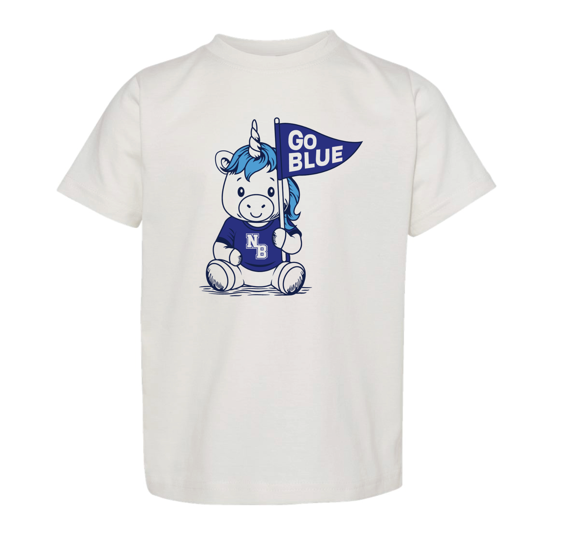 Youth Go Blue Unicorn Tee