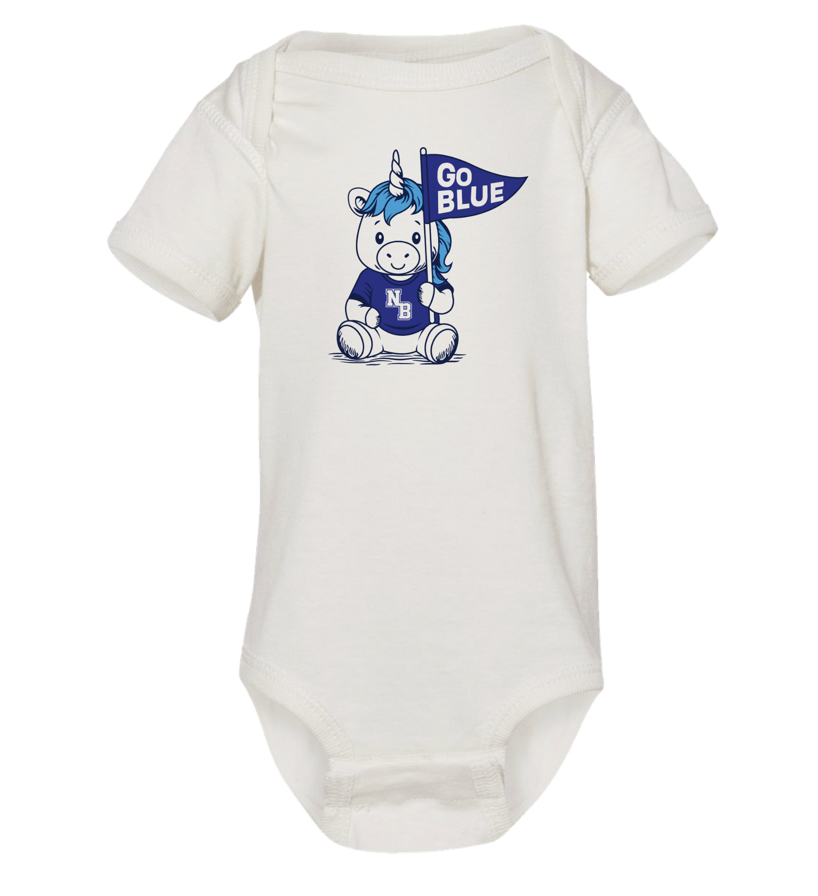 Youth Go Blue Unicorn Onesie