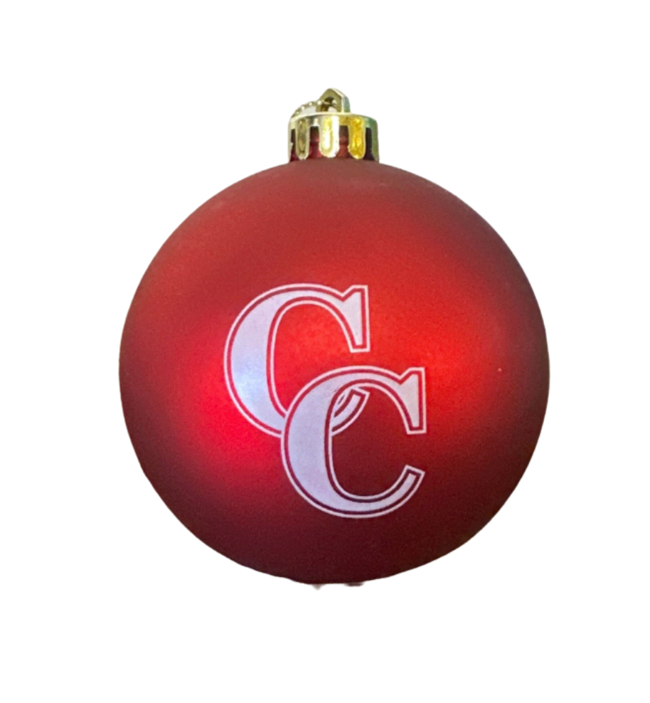 CC Red Sphere Ornament