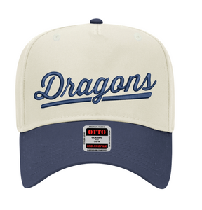 Dragons Script Otto Navy/White Hat