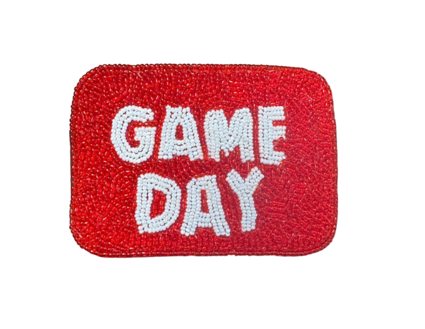 Game Day Beaded Card Holder