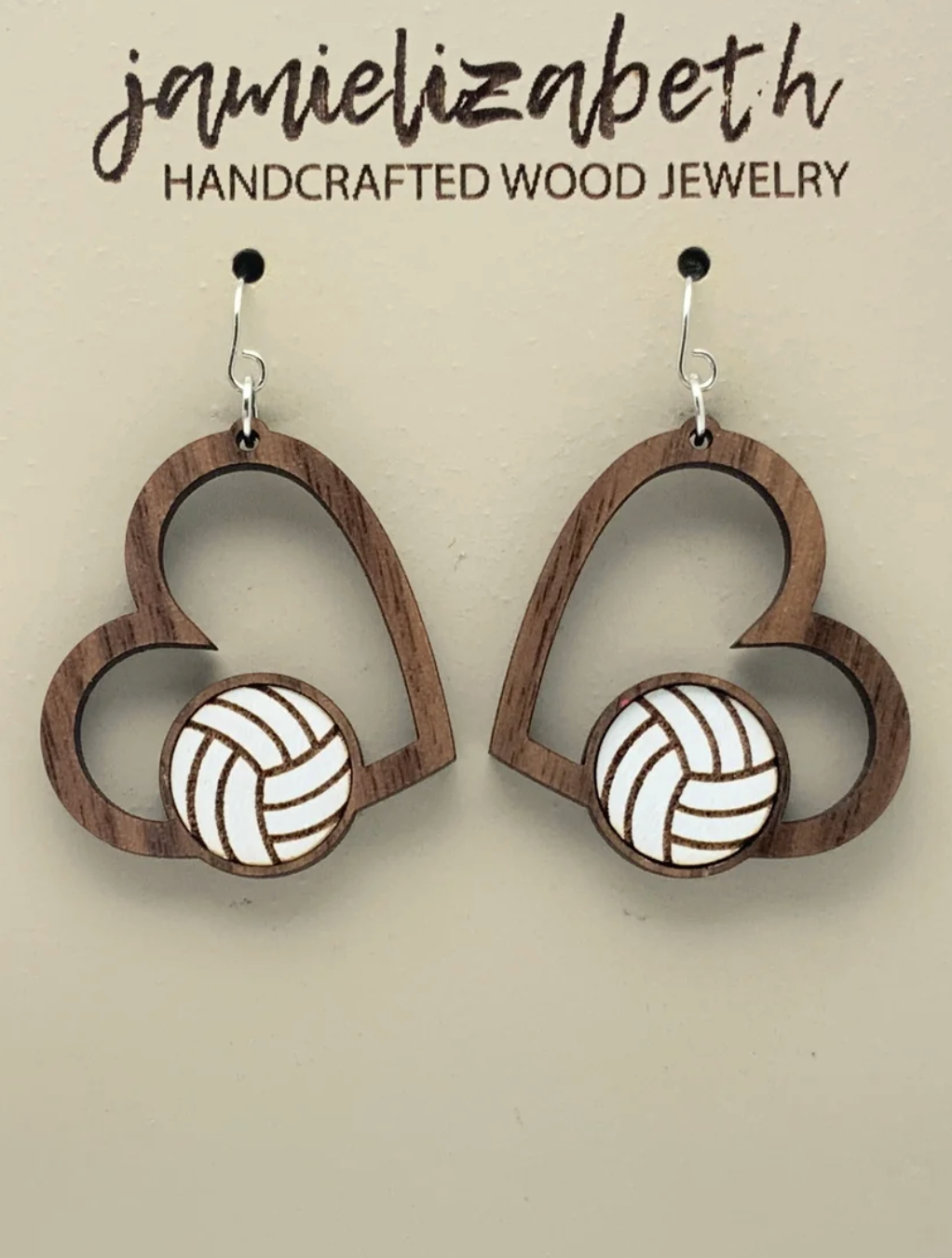 Wood Gameday Earrings