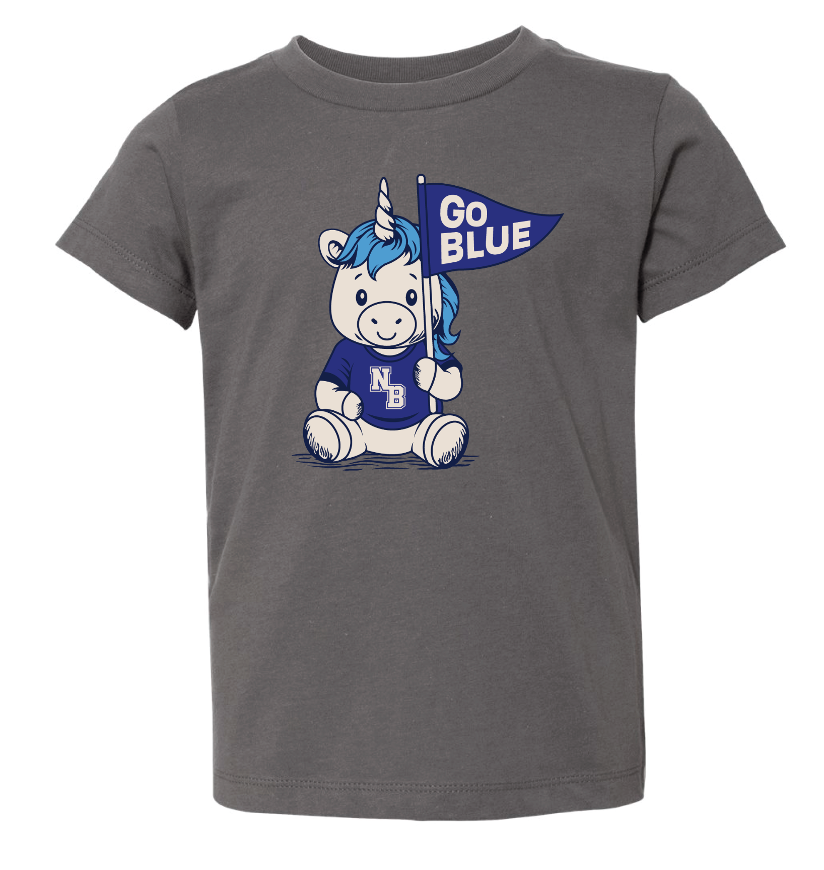 Youth Go Blue Unicorn Tee