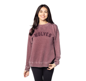 Wolves Burnout Campus Sweatshirt