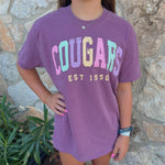 Load image into Gallery viewer, Cougars Colorful Collegiate Tees
