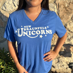 Fun Style NB Unicorn V-Neck Tees