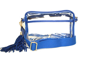 Royal Game Day Clear Crossbody