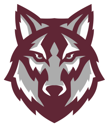 Wolf Mascot Car Magnet
