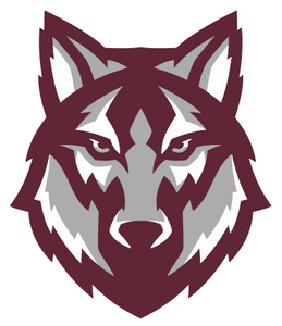 Wolf Mascot Car Magnet