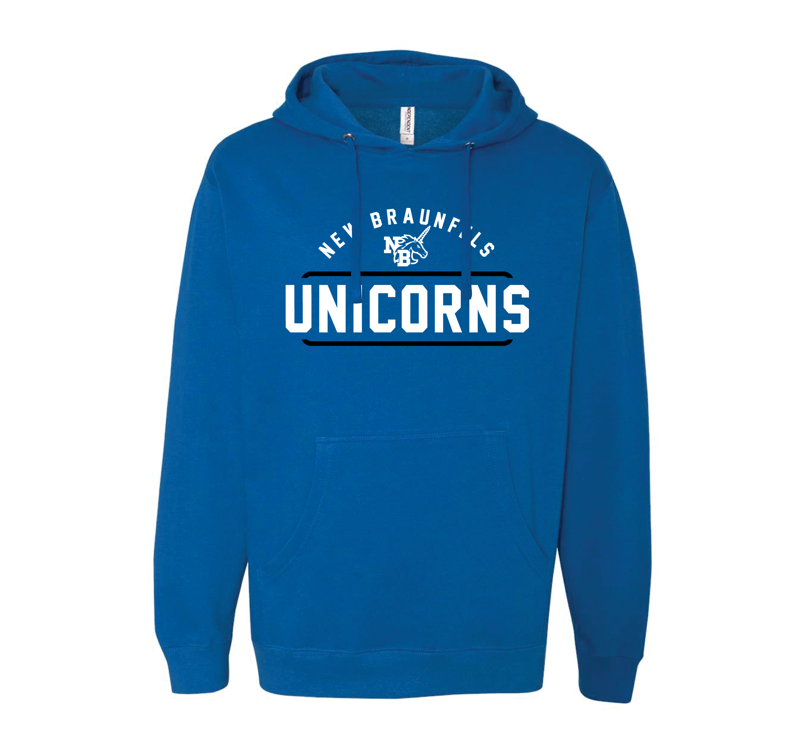 New Braunfels Unicorns Royal Hoodie