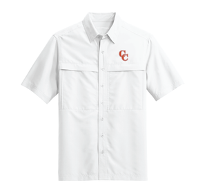 Men's White CC Fishing Shirt