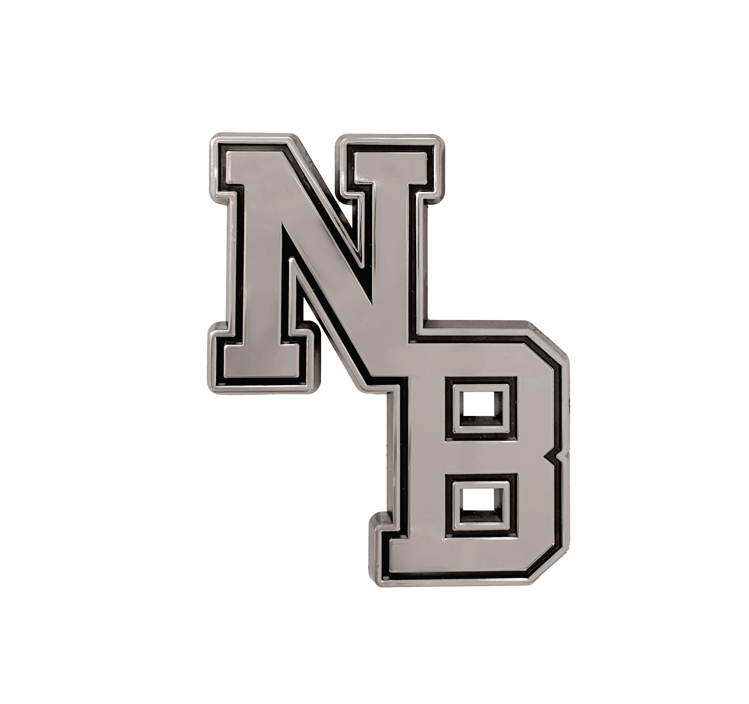 NB Metallic Car Emblem
