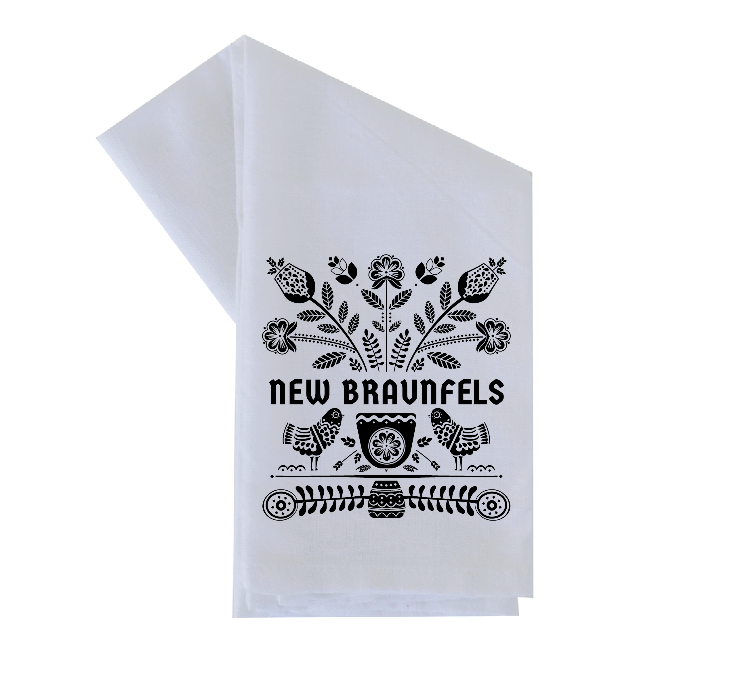 New Braunfels German Tea Towel
