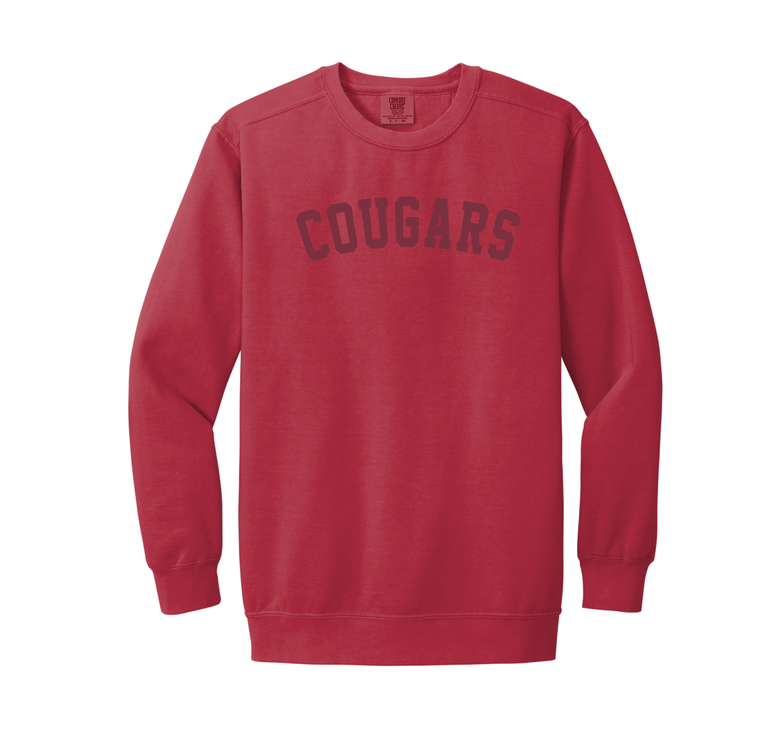 Cougars Crimson Puff Sweatshirt