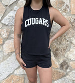 Load image into Gallery viewer, Cougars Collegiate Crop Tank
