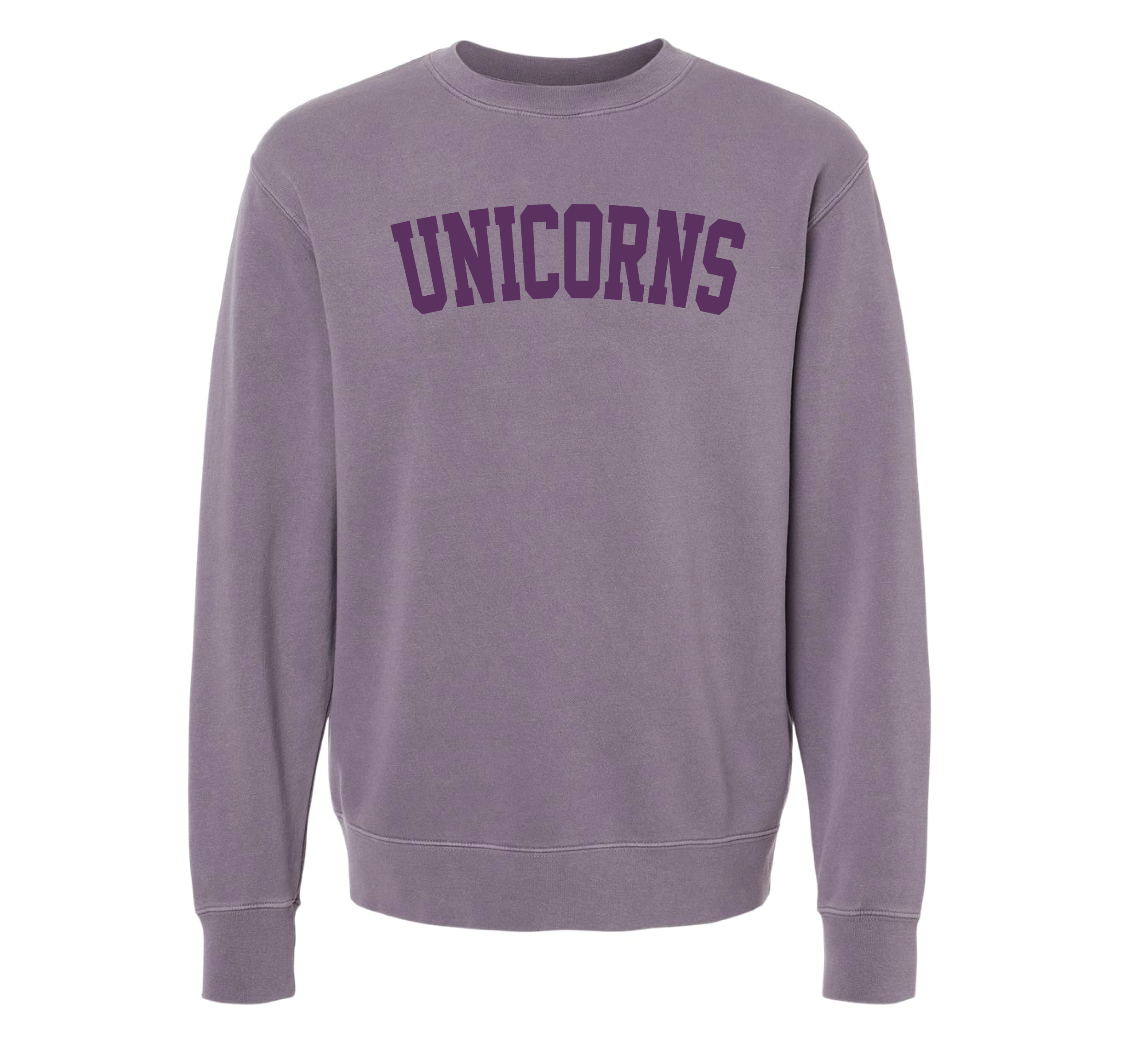 Unicorns Plum Puff Sweatshirt