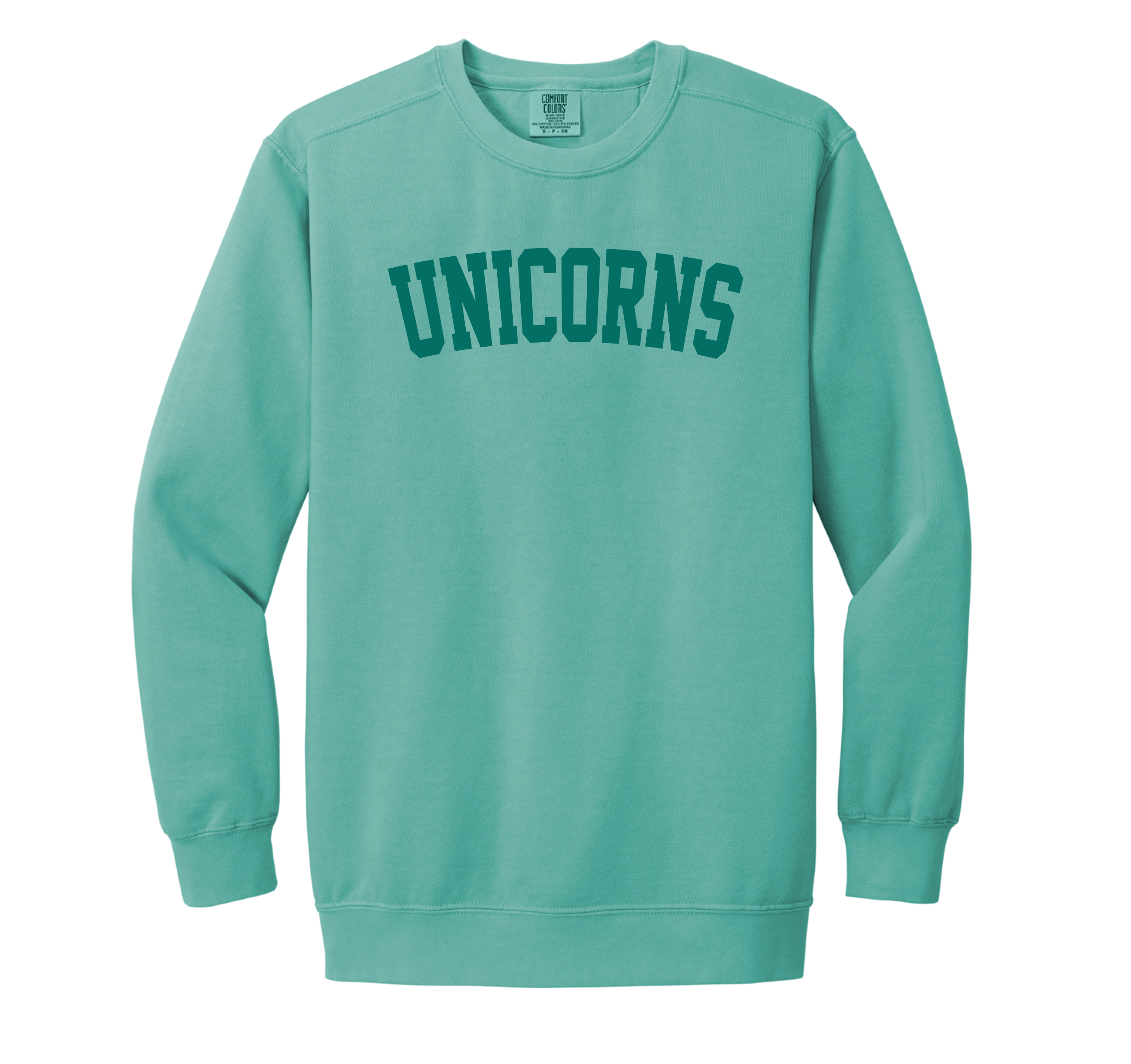 Unicorns Seafoam Puff Sweatshirt